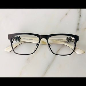 Chrome Hearts Petcock eyeglasses 146, tort & bone